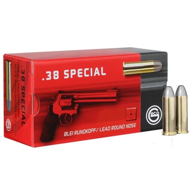 Picture of Geco 271840050 38 Special Lead Round Nose 158 GR 50Box/20Case