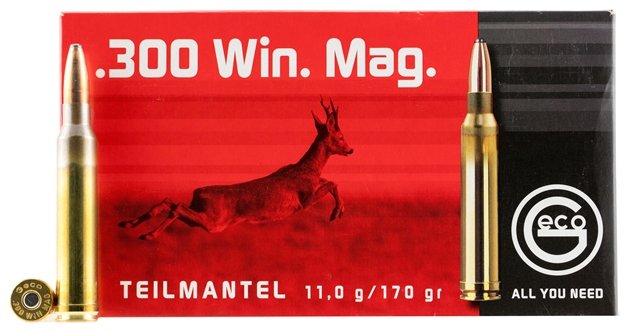 Picture of Geco 280940020 300 Winchester Magnum Geco Plus 170 GR 20Box/10Case