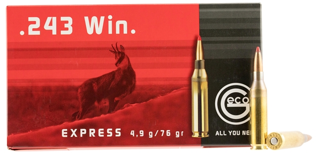 Picture of Geco 283440020 .243 Winchester 76 GR Express Tip 20 Box/10 Case