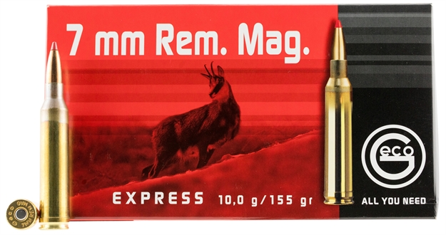 Picture of Geco 284340020 7Mm Remington Magnum Geco Express 155Gr 20Box/10Case