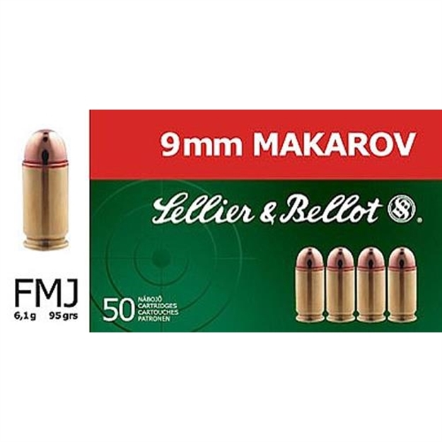 Picture of Geco 294540050 9Mm Makarov (9Mmx18mm) Fmj 95 GR 50Box/20Case