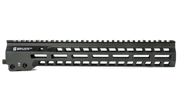 Picture of Geissele Automatics 05573B Super Modular Rail Mk14 13.50" M-Lok, Black Aluminum For AR Platform, Barrel Nut Included 05-573B