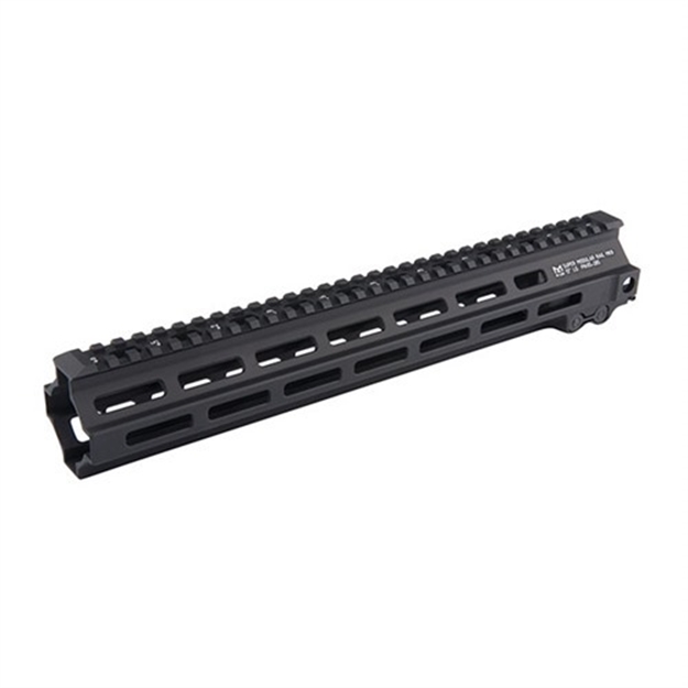 Picture of Geissele Automatics 05285B Mk8 Super Modular Rail 13.50" M-Lok Style Made OF 6061-T6 Aluminum With Black Anodized Finish For Ar-Platform 05-285B