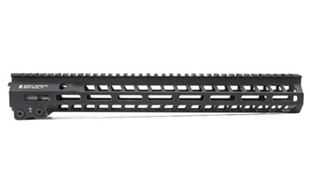Picture of  Geissele Automatics 05575B Super Modular Rail Mk14 15" M-Lok, Black Aluminum For AR Platform, Barrel Nut Included