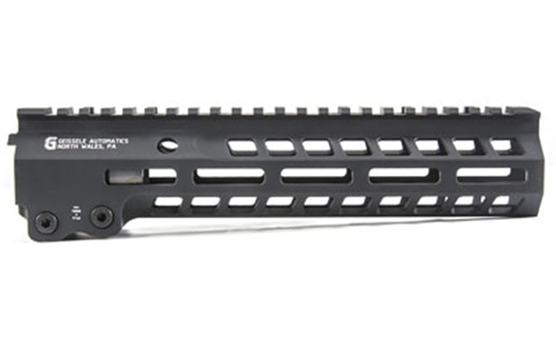 Picture of Geissele Automatics 05578B Super Modular Rail Mk14 9.30" M-Lok, Black Aluminum For AR Platform, Barrel Nut Included 05-578B