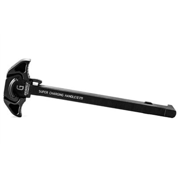 Picture of  Geissele Automatics 05497B Airborne Charging Handle Black Aluminum Ambidextrous Hand