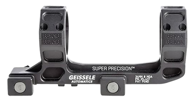 Picture of Geissele Automatics  Ar15 Super Precision Scope Mount/Ring Combo Black Anodized 05-417B