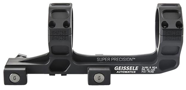Picture of Geissele Automatics  Ar15 Super Precision Scope Mount/Ring Combo Black Anodized 05-405B 817953020289