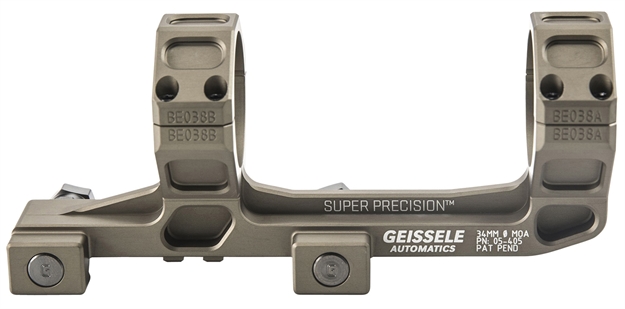 Picture of Geissele Automatics  Ar15 Super Precision Scope Mount/Ring Combo Desert Dirt Color Anodized 05-405S 817953020302