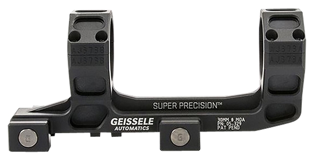 Picture of Geissele Automatics  Super Precision Scope Mount (Vortex 1-6) Scope Mount/Ring Combo Black Anodized 05329B