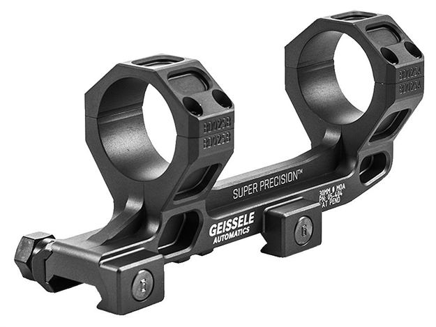 Picture of  Geissele Automatics 05404B Ar15 Super Precision Scope Mount/Ring Combo Black Anodized 817953020166