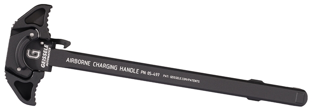 Picture of  Geissele Automatics 05497B Airborne Charging Handle Black Aluminum Ambidextrous Hand 817953022221