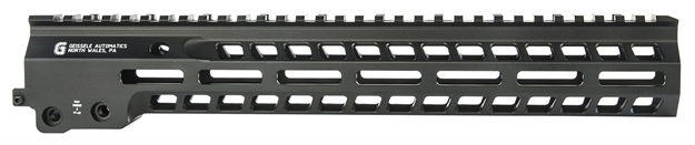 Picture of Geissele Automatics 05573B Super Modular Rail Mk14 13.50" M-Lok, Black Aluminum For AR Platform, Barrel Nut Included 05-573B 817953022535