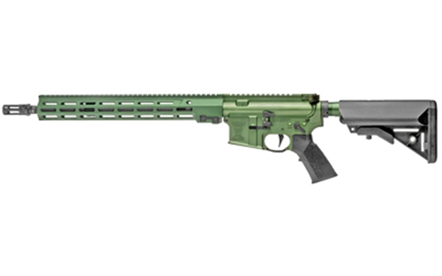 Picture of Geissele Automatics 08-188-40G Super Duty  5.56X45mm Nato 16" OD Green Black B5 Enhanced Sopmod Stock Geissele Black Polymer Grip Right Hand