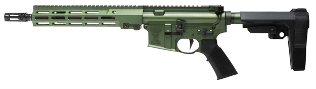 Picture of Geissele Automatics 08-198-40Gp Super Duty  5.56X45mm Nato 11.50" OD Green Black SB Tactical Sba3 Brace Stock Geissele Black Polymer Grip