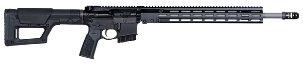 Picture of  Geissele Automatics 08379Lb Gfr Stratomatch 6Mm Arc 5+1 20", Black, Magpul Prs Lite Stock, Oem Polymer Grip, Muzzle Brake, 15" M-Lok Handgaurd, Ambi Safety 810081131063