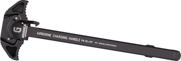 Picture of  Geissele Automatics 05497B Airborne Charging Handle Black Aluminum Ambidextrous Hand 817953022221