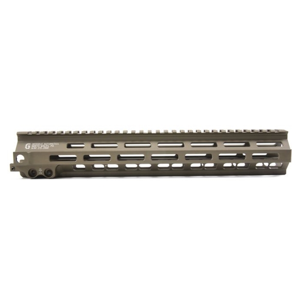 Picture of Geissele Automatics 05285S Super Modular Rail Mk8 13.50" M-Lok, Desert Dirt Aluminum For AR Platform, Barrel Nut Included 05-285S