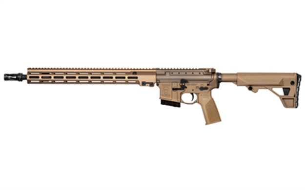 Picture of  Geissele Automatics 08374S Gfr Maritime Recce 6Mm Arc 16", Desert Dirt Rec/Handgaurd, Black Furniture, Magpul Prs Lite Stock, Oem Polymer Grip, Flash Hider, 15" M-Lok Handgaurd, Ambi Safety 810081130288