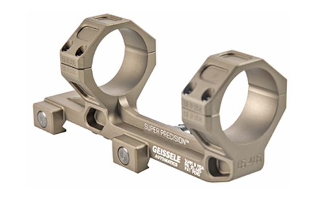 Picture of Geissele Automatics  Ar15 Super Precision Scope Mount/Ring Combo Desert Dirt Color Anodized 05-405S