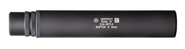 Picture of Gemtech Gemtech Raptor 11 9Mm Smg Suppressor