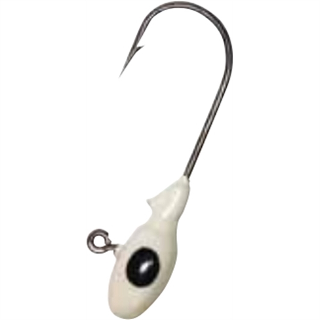 Picture of Gene Larew 1/8Oz MO Glo Jighead White 18MGH43-10 97817967848