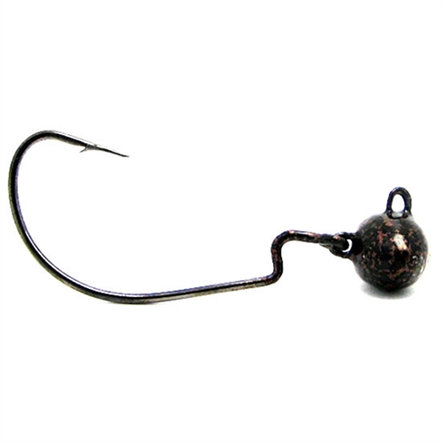 Picture of Gene Larew Biffle Hardhead Jig Head, 3/16 Oz, 3/0 Hook, Copper Head Jig Head, 2/Pack 316HH261-2