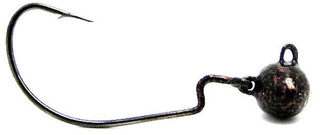 Picture of Gene Larew Biffle Hardhead Jig Head, 7/16 Oz, 4/0 Hook, Copper Head Jig Head, 2/Pack 716HH261-2