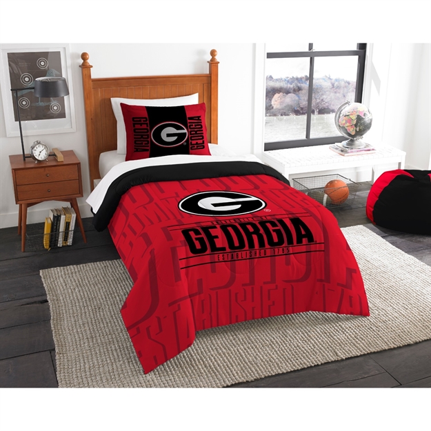 Picture of Georgia Bulldogs Twin Comforter Set