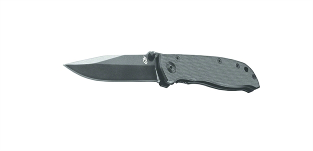 Picture of Gerber Air Ranger Locking Folder, 3.3" Blade, Black, One-Hand Open, G-10 Handle, Fine Edge, Belt Clip