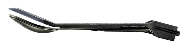 Picture of Gerber Compleat Camp Tool. Spoon, Fork, Spatula, Tongs, Multi Tool, Weighs Less Than 2.5 Ounces, Sage Green, Carded