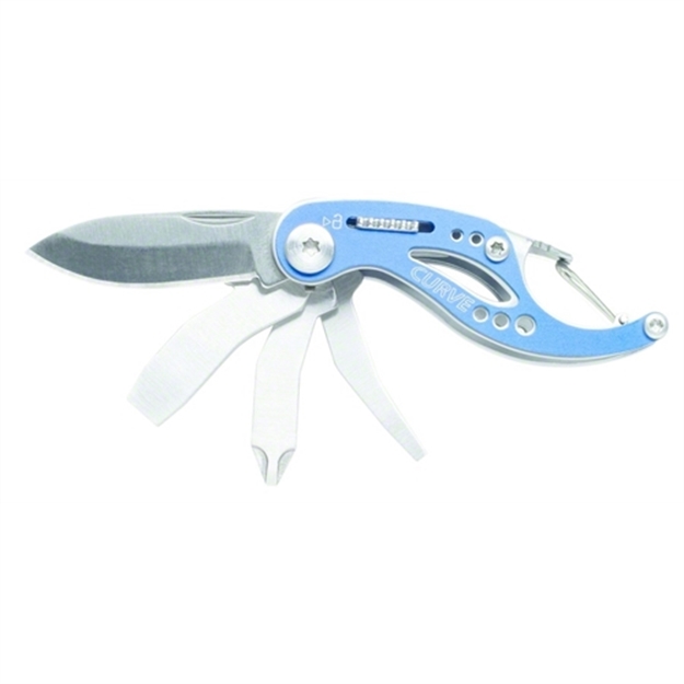 Picture of Gerber Curve Blue 6 Function Multi-Tool, Stainless,  Clam