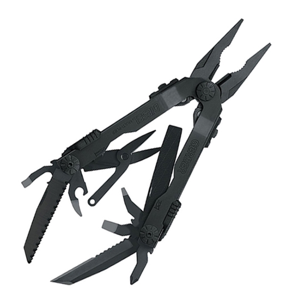 Picture of Gerber Diesel Multi-Plier, Flick Open, Black, W/Sheath Clam Pack