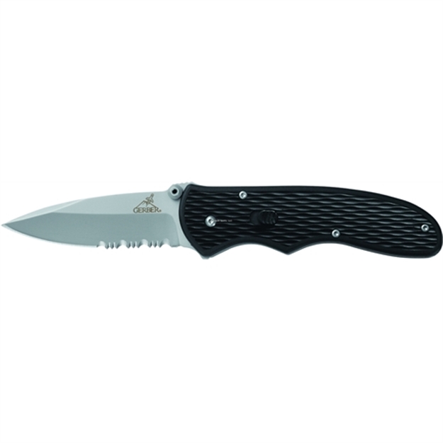 Picture of Gerber Fast Draw Assisted Opening Folding Knife, 2.99" Blade, Serrated Edge Clam
