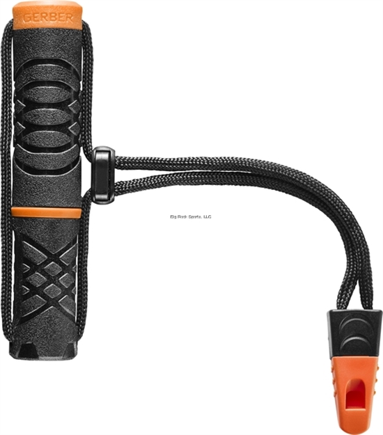 Picture of Gerber Fire Starter, Attachment Lanyard, Built-In Tinder Storage, Emergency Whistle