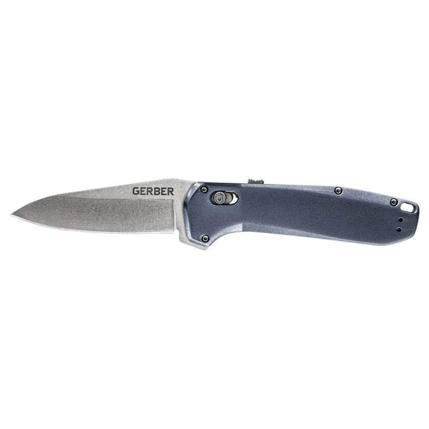 Picture of Gerber Highbrow Drop Point Plain Edge Blue