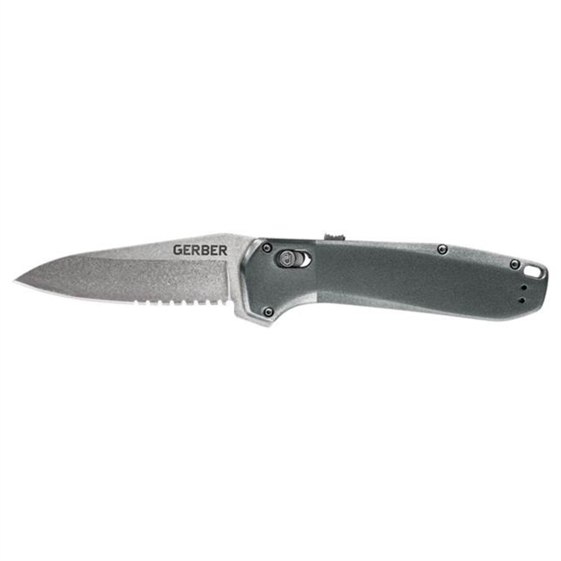 Picture of Gerber Highbrow Drop Point Serrated Edge Gray