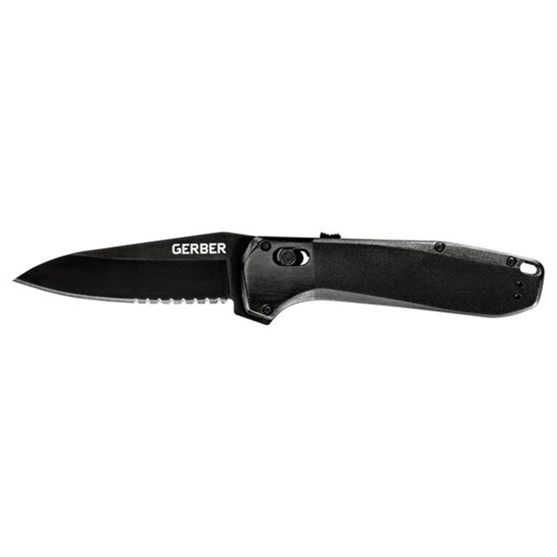 Picture of Gerber Highbrow Drop Point Serrated Edge Onyx