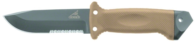 Picture of Gerber Lmf II Infantry Fixed Blade Knife 4.84" Drop Point Blade, W/Sheath Coyote Brown Clam