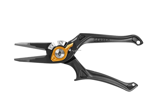 Picture of Gerber Magniplier 7.5" Locking Pliers, Carbide Line Cutter, Ergonomic Design, Anodized Aluminum, Sage, Hanging Box