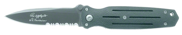 Picture of Gerber Mini Covert Folding Knife, 2.91" Partially Serrated Blade, Black,  Clam