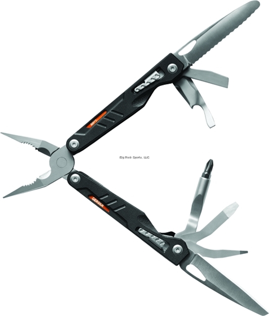 Picture of Gerber Mp1 Butterfly Opening Multi-Tool, 12 Components, High Carbon Steel, Spring Opening Pliers, Sheath