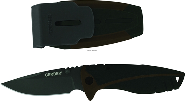 Picture of Gerber Myth Folding Sheath Knifem 3.5" Blade, Rubberized Handle