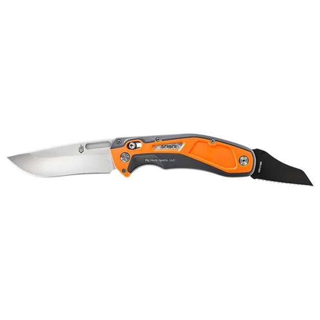 Picture of Gerber Randy Newberg Dual Tual System Folding Knife, Orange, W/ Nylon Sheath 30-001761