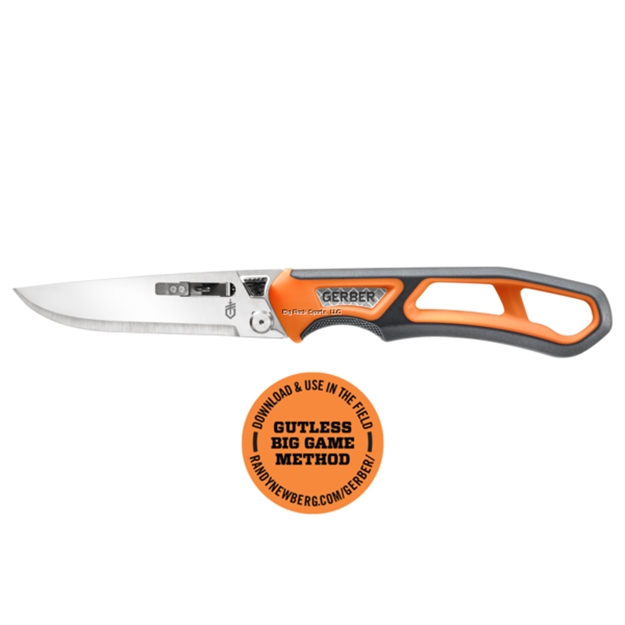 Picture of Gerber Randy Newberg Echangeable Blade System Fixed Blade Knife, Orange, W/ Quiet Carry Blade Box