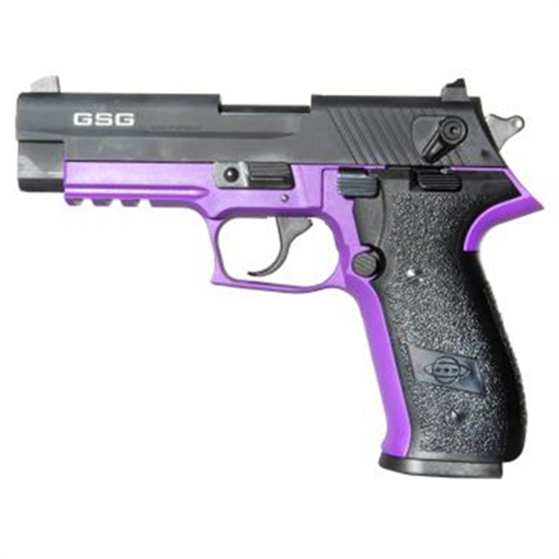 Picture of German Sport Firefly Semi-Auto Pistol, 22 Lr, 4" Bbl, Purple,10+1 Rnd GERG2210FFL