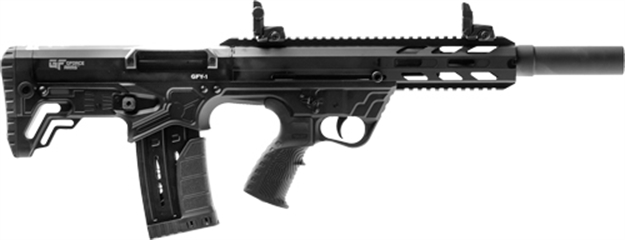 Picture of  Gforce Arms Gfy11220 Gfy-1 Usa 12 Gauge Semi-Auto 3" 5+1 18.50" Black Threaded Barrel, Black Cerakote Aluminum Receiver W/Picatinny Rail, Black Bullpup Polymer Stock, Polymer Grip