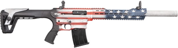 Picture of Gforce Arms Gf2512usa Gf25 Usa 12 Gauge Semi-Auto 3" 5+1 20" Flat Dark Earth Cerakote Threaded Barrel, Usa Receiver, Black Adjustable Synthetic Stock W/Black Rubber Grip GF25-USA
