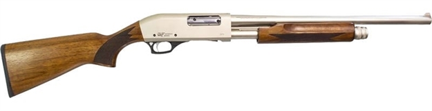 Picture of Gforce Arms Arms Pumpernickel Gfp3 12Ga 18.5" 5Rd Nickel/Walnut GF3PNW1220
