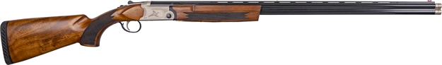 Picture of  Gforce Arms Gf52828 Gf5 Filthy Pheasant Full Size 28 Gauge Break Open 3" 2Rd 28" Black Over/Under Vent Rib Barrel, Nickel Plated Aluminum Receiver, Fixed Turkish Walnut Stock, 5 Chokes 643477865255
